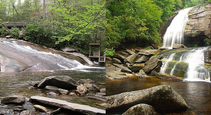 waterfalls and nature hikes near sweet biscuit inn in asheville